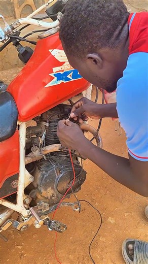 When the bike fails to start #trending #funny