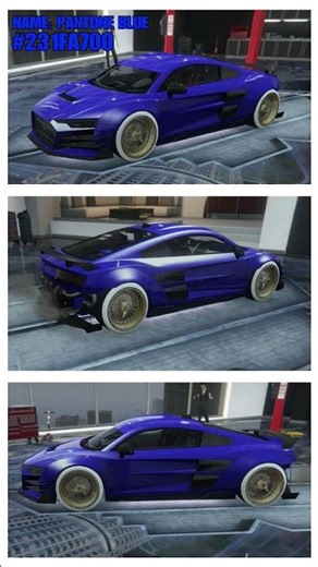 GTA 5 - CREW COLOR - NAME: PANTONE BLUE / HEX CODE: #231FA700