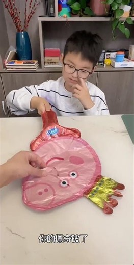 Peppa Pig Balloon 😍 Can It Be Saved Before It Pops? 🎈#shorts #challenge #viral #funny