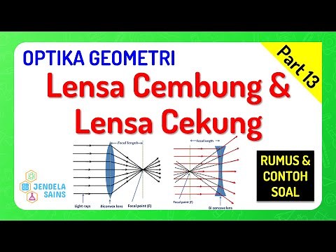 Optika Geometri • Part 13: Rumus Lensa Cembung dan Lensa Cekung