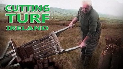 Traditional Turf Cutting - A Day in the Bog | Videos of Irish Farming Life