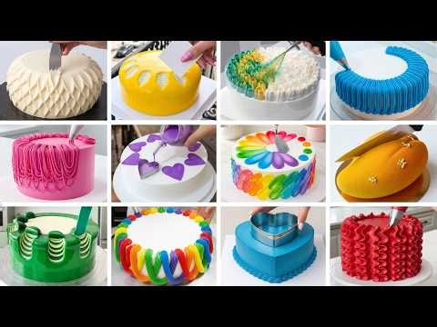 Top 100 So Easy Cake Decorating Ideas | Amazing Colorful Cream Cake Designs Compilation