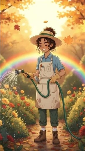 Ghibli Cottagecore Aesthetic | Relaxing Harvest Animation #GhibliLifestyle #CottageCore #FallHarvest