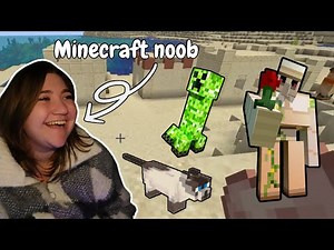 Playing Minecraft for The First Time!!!! | Minecraft Survival #1