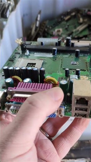 E-Waste OEM Intel Socket 478 Board! #shorts