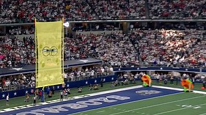 Gould's made field goal breaks out slime cannons as SpongeBob celebrates