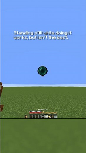 how to diagonal pearl catch, FAST #minecraft #cool #pvp