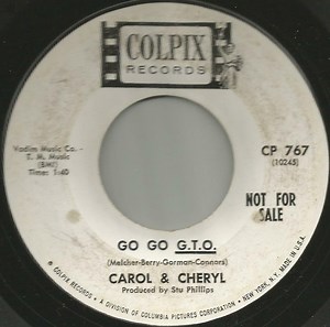 Carol & Cheryl - Go Go G. T. O.