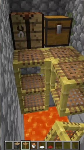 how to make a lava trap in minecraft