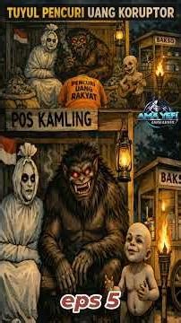 Tuyul pencuri uang rakyat eps 5 #animasulucu #animasihoror #pocong #tuyulviral #animaker #animasi