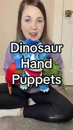 Imaginative Play with Dinosaur Hand Puppets