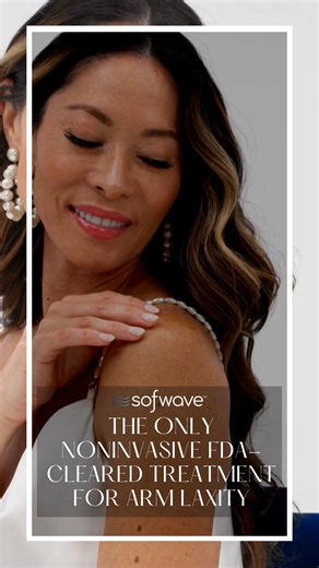 2.6K views · 17 reactions | Sofwave™ is the ONLY FDA-cleared ultrasound treatment designed to lift lax skin, revealing more youthful, lifted arms you'll be proud to show off. ​ ​Get ready to rock those sleeveless looks again! ✨Visit Sofwave.com for a provider near you. #Sofwave #Ultrasound #RealResults #NaturalResults #Laxity #OzempicArms #Lift #ArmTreatment | Sofwave | Facebook
