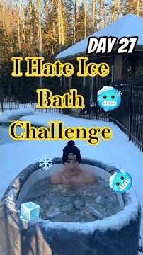 Day 27 | He Pretends Ice Baths Are Easy… They’re Not 😂❄️