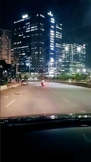 City Lights of Hyderabad at Night #travel #shorts #hyderabadcity