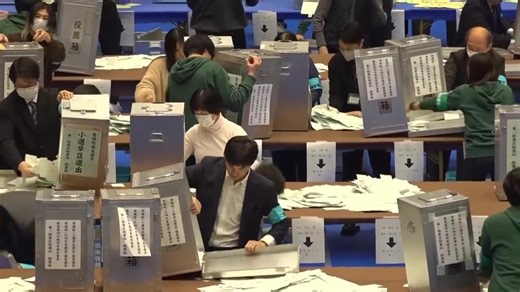 Exit poll shows Japan PM's ruling bloc on track to win majority - AP dispatch