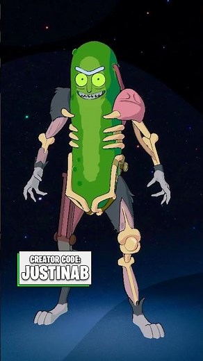 *NEW* Pickle Rick skin in the Fortnite Item Shop!