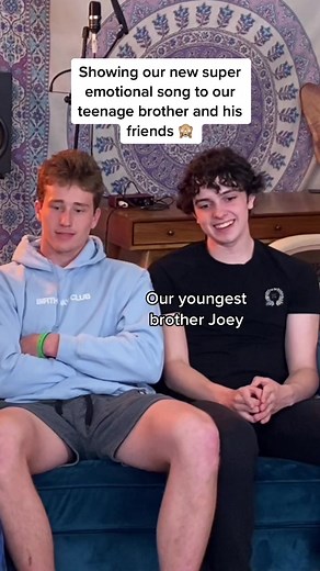 We showed our teenage brother and his highschool friends our new song “SKIN” 🫢 IT COMES OUT TOMORROW AHHHHHHHHHH #newsong #newsingle #cimorelli #music #siblings #family