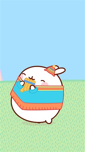 if donkey happy then everybody happy 🤍 | Molang