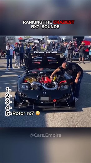 Cars Empire on Instagram: "Craziest RX7 Sounds 🤯 #rx7 #rx7club #car #exhaust #carsound #loudcar #cars"