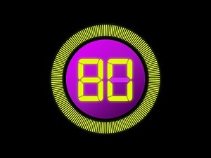 80 Second Countdown Timer with clock Ticking sound & Finish alarm beep #timer #clock #countdown