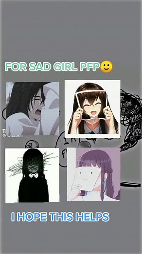 Sad Girl Profile Pictures and PFP Ideas