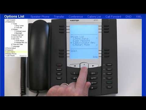Aastra 6753i, 6755i and 6757i End User Training and Features Tutorial