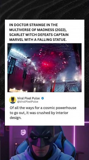 How Scarlet Witch DEFEATED Captain Marvel with a Statue (Multiverse of Madness)