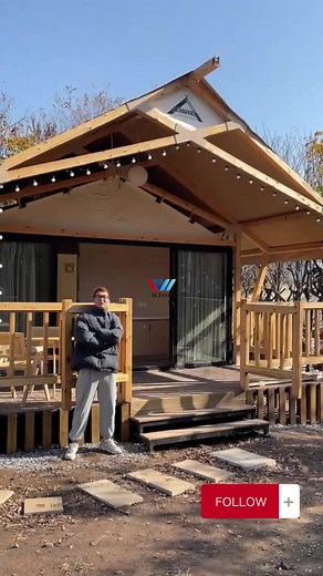 1.9K views · 14 reactions | https://wzhhouse.com/ Large camping tent house 2024 creative prefab modular house design #house #home #tinyhouse #tinyhome #modularhouse #prefabhouse #housedesign #homedecoration #mobilehouse #tenthouse #tent #Tents #campingtent #campingtents #fyp #foryou #housetour #hometour | Wzhhouse | Facebook