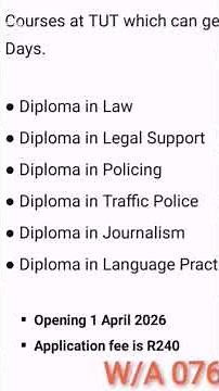 Tshwane University of Technology ✔️🤗💯