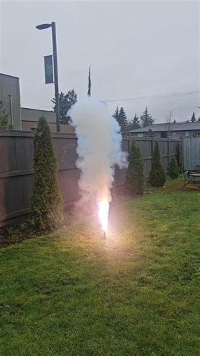 Magnesium Rocket Flare, Lots of Light But Poor Thrust.