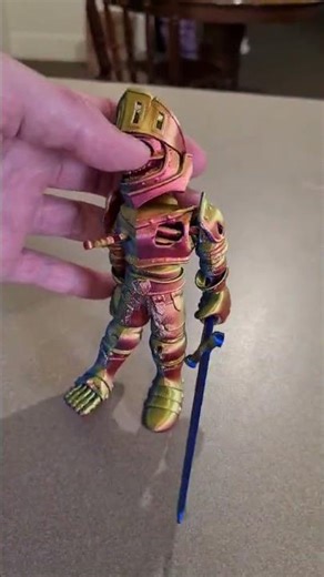 Epic 3D Printed Skeletal Warrior Figure – Posable, Armored & Battle-Ready!
