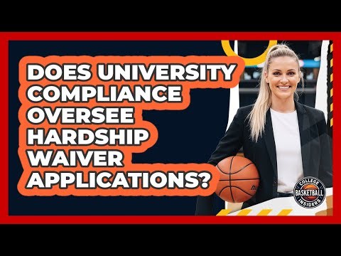 Does University Compliance Oversee Hardship Waiver Applications?