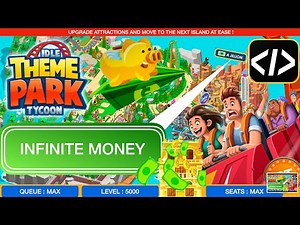 How To Gain Infinite Money In Idle ThemePark Tycoon without using Mods and APK