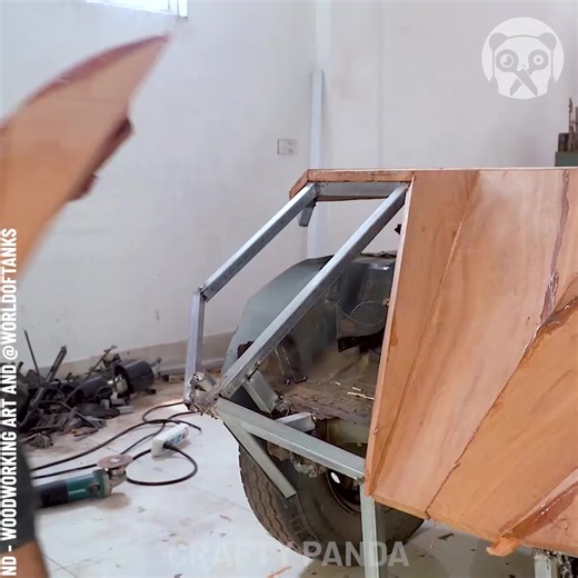 5.7K views · 25 reactions | Dad builds a wooden tank for his son | Creative Ideas | Facebook