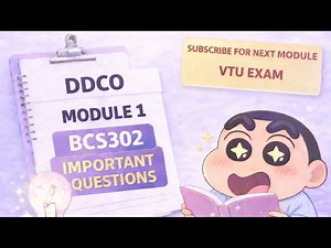DDCO MODULE-1 IMPORTANT QUESTIONS | BCS302 | CSE VTU GUIDE
