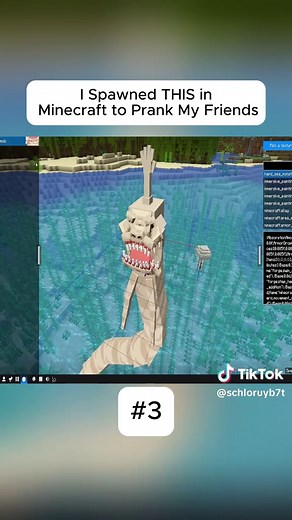 I Spawned THIS in Minecraft to Prank My Friends #Dash #minecraft #minecraftmod