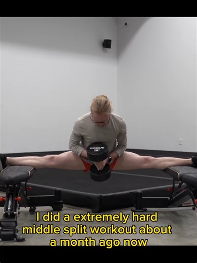 Finally Got My Middle Split with This Machine #flexibility #splits #stretching