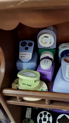 An entire collection of vintage scrapbook paper punchers! Originally 120 total pieces....now 200 left! All are now available at @thegriffin.antiquemall. If you aren't local, the mall can make shipping arrangements anywhere in the U.S. #crafting #scrapbooking #papercraft #paperpunch #junkjournal