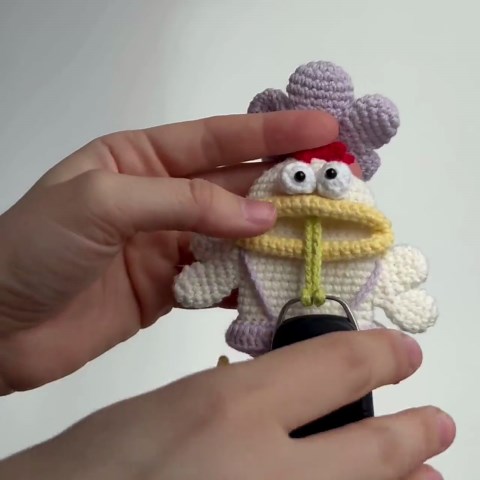 Chicken Keychain Cover - Etsy