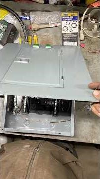 Wiring up a subpanel for my welders. #HandsomeOrHandy #Electrical