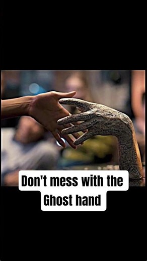 Rule no.1: Don't mess with the ghost hand. 🖐️🚫 #shorts #talktome #horror