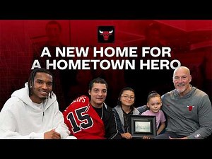 U.S. Army veteran surprised with BRAND NEW HOME | Chicago Bulls