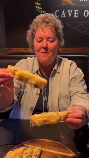 The Cave On Main Is More Than Great Pizza 🍕🤯🙀The Cave on Main in Cave Springs just leveled up the local pizza scene. 🍕 Moody atmosphere. Upscale but still family friendly. Perfect for date night or a laid-back night with friends. 📍 180 N Main St, Cave Springs, AR 72718 We ordered the stuffed cheesy bread and the Chicken, Bacon, Spinach Alfredo pizza special — both packed with flavor. Bonus: two pool tables and darts (ask the bartender). Great food built-in fun. #northwestarkansas #nwatravel