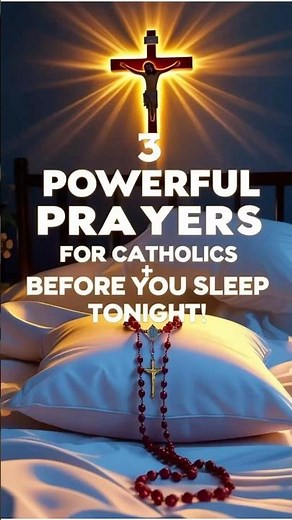 3 Powerful Evening Prayers for Catholics #catholicinspiration #catholicvoice