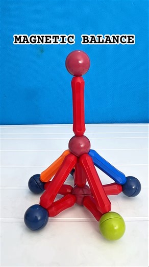 Magnetic Balance Tower ASMR 🧲 | Oddly Satisfying