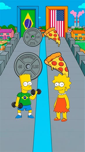 Challange Battle Bart Simpson X Lisa The Simpsons