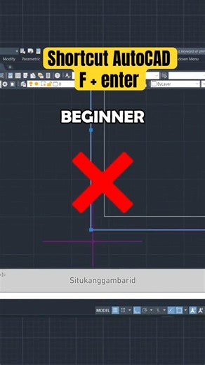 Command F enter #autocad #autocadtutorial #autocad2d #autocadtips #autocadforbeginners #shortcut