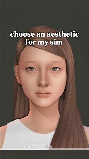 Choose an Aesthetic for my Sim 👗💭 The Sims 4 #shorts #sims4 #thesims