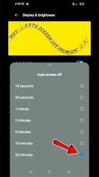 battery bachane ke liye auto screen off #shorts #tech #tips