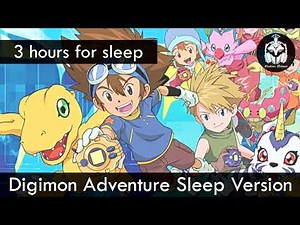 Digimon Adventure Opening 01 - Sleep Version - 3 hours